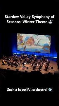 Stardew Valley Symphony of Seasons: Winter Theme ☃️ #stardewvalley #orchestra #symphony