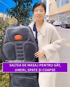 ✅ Saltea de masaj pentru spate și picioare – 9 puncte de relaxare! - Ai muncit toată ziua? Această saltea îți relaxează mușchii în profunzime. - Masaj cu căldură și textură moale satinată. - Ușor de folosit, ușor de iubit. | Produse Unice.ro