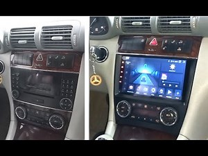 Android Car Stereo Installation on Mercedes W 203