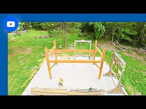 Free Standing! Timber Frame Core Holds Itself Up