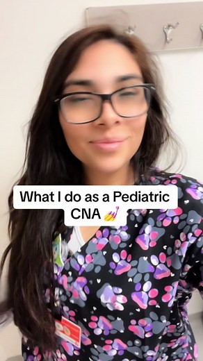 Love my job 🥰 3 months in and I can say I will not be working with adults again in the near future🤣 #cna #pediatric #pedscna #fyp #latina #foryou #parati #floatpool #pediatriccna #peds #tech #FloatCNA #hospital #cnapediatric #student #studentnurse #bsnstudent