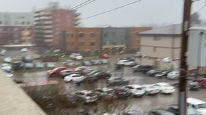 Amid tornado warning in Ames, cloud rotation seen near Iowa State