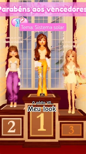 pódio VS meu look no #dresstoimpress 🫶🏻🥲 #roblox #robloxdressup #dti