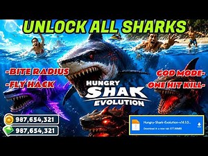 Hungry Shark Evolution Premium Mod Hack | Unlock All Sharks | Hungry Shark Hack