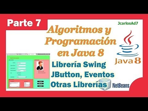 JButton,Eventos, Reloj en java (7-25) Curso de Java - Algoritmos y Programación en Netbeans