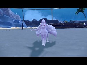 Shiny Alolan Vulpix + Shiny Alolan Ninetales Evolution - Mass Outbreak| Pokemon Scarlet & Violet