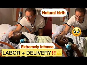 EMOTIONAL,RAW,UNMEDICATED NATURAL BIRTH VLOG// NO EPIDURAL!!🥹🥹