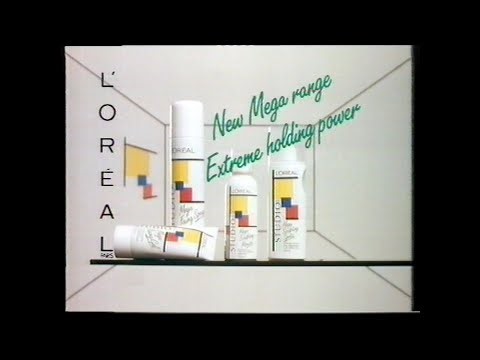 Loreal Hair Products 1980s TV Commercial