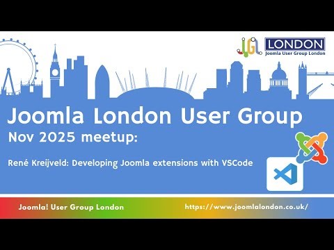 René Kreijveld demonstrates Visual Studio Code for Joomla 5 extension development.