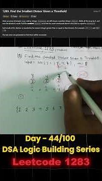 LeetCode 1283 – Find the Smallest Divisor Given a Threshold