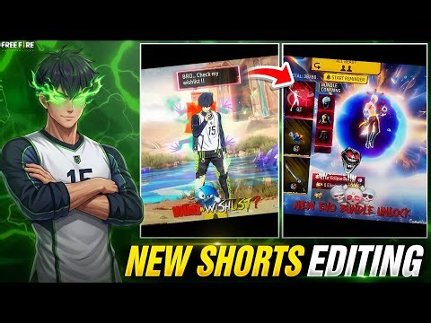 FF New Wishlist Shorts Editing Tutorial! 😱 | Edit Like ‎⁨@CampJodff
