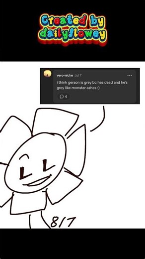 Flowey's Gerson Theory - Undertale Comic Dub