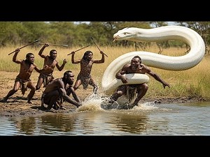 The Day Early Humans Met a Giant Python & Mammoth — Prehistoric Survival Like Never Seen Before