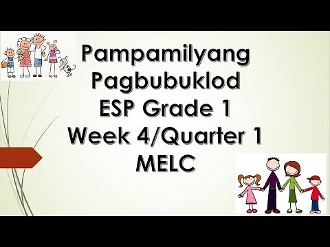 ESP 1 WEEK 4/QUARTER 1 (MELC)