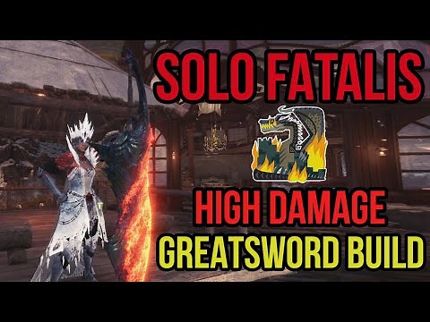 Fatalis Frostcraft Greatsword guide - 2x Head break and Solo