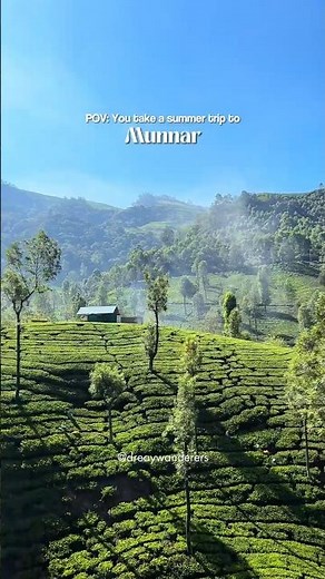 Summer Trip to Munnar, Kerala🌤🌈 #munnar #kerala #placestovisitinmunnar #weekendgetawayfrombangalore