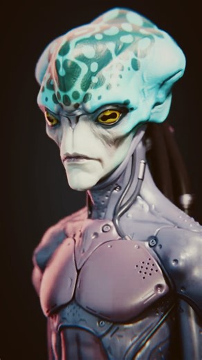 Blender Alien Sculpt