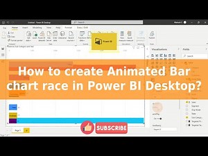 How to create animated bar chart race in power BI