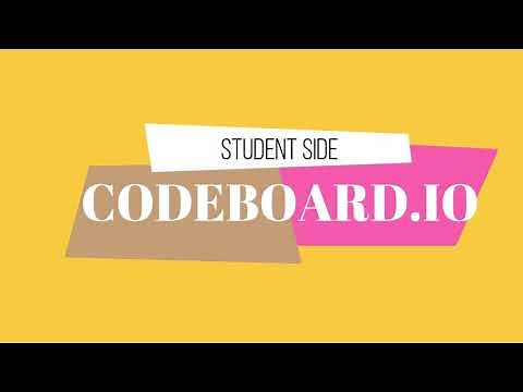 Automatic Java Program Checker using Codeboard.io (Student Side)
