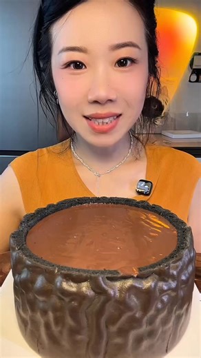 18K views · 375 reactions | Chocolate Ganache Lava Chocolate Mousse Cake ASMR | Xiaxia Asmr | Xiaxia Asmr | Facebook