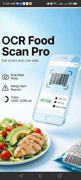 OCR Food Scan Pro Calorie & Allergy Tracker