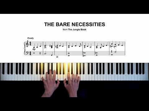 The Bare Necessities (from "The Jungle Book") | Piano Cover + Sheet Music