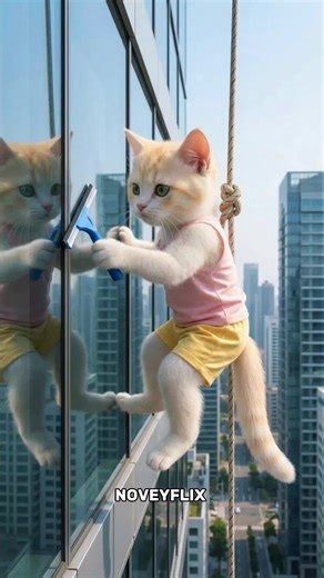 Hard Work of the Cat Boy.. #aicatstory #usa #fyp #catstory #noveyflix