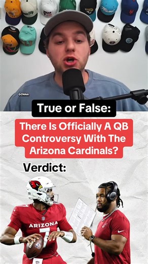 Stripe Sports Show on Instagram: "True or false: the Arizona Cardinals officially have a QB controversy between Jacoby Brissett and Kyler Murray? #reaction #nflmemes #fantasyfootball #nfldraft #kylermurray #cardinals"