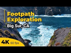 4K Walking Tour of Big Sur, California - Exploring USA's Stunning Coastal Gems