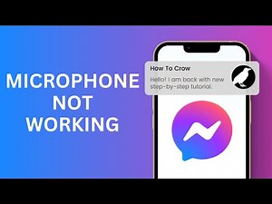 Messenger Microphone Not Working During Video Calls
