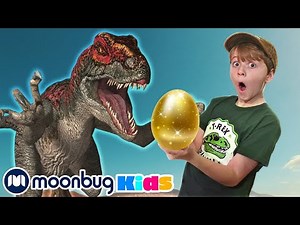 Dinosaur Surprise Egg Hunt with Dynamite | T-REX Ranch | Animals for Kids | Funny Cartoons