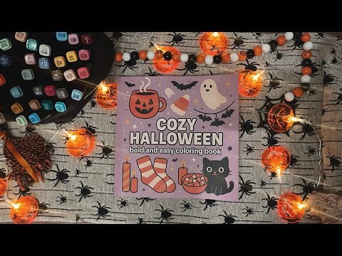ASMR Spooky Movie Recs & Halloween Colouring 🎥👻