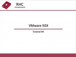 VMware NSX - Tutorial 04