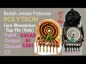 How to Determine the Legs of a 7-Pin Polytron Potentiometer So That It Can Be Used with a Convent...