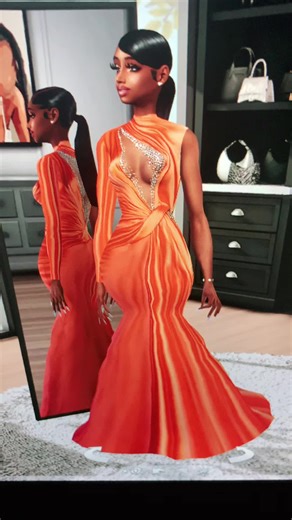 In honor of prom szn . These gowns are sooo gorgeous . Which one is your fav ? #sims4tok #simsessions #urbansim #blackgirlsimmersimstokfyp
