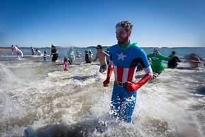 250 Splash in Record Cold to Save Summer Programs