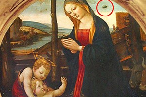 Nativity painting 'contains proof of ancient aliens', conspiracy theorists claim