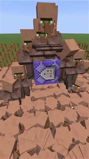 Minecraft Villager TNT Experiment GONE WRONG #minecraft #shorts