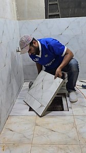 🔧 Professional Tile Repair: How to Fix Broken Tiles Using Adhesive Like a Pro 👷‍♂️✨ | Mustafa roum