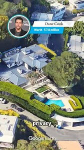 Dane Cook’s house in Los Angeles worth $7.8million #mansion #house #celebrity #celebritytiktok #fyp | Real Estate of Stars