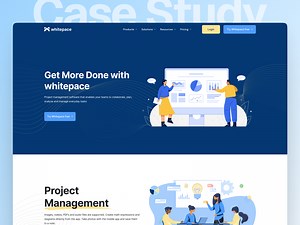 Case Study - SaaS Website Landing Page