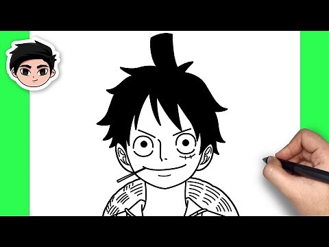 How To Draw Monkey D. Luffy | One Piece - Easy Step By Step