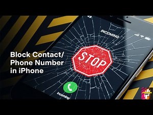 How To Block A Number in iPhone Permanently | Unknown Number Block Full Tutorial