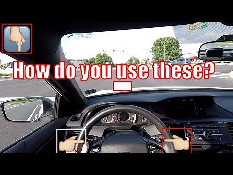 How to use Paddles Shifter on a Honda Vehicle CVT Transmission