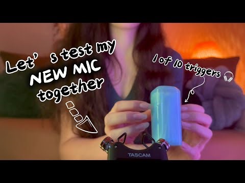 Test My New Mic With Me – 10 Relaxing ASMR Triggers You’ll Love!
