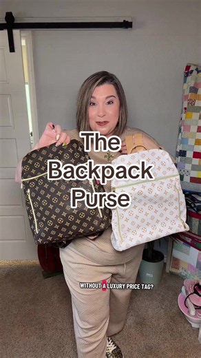 A backpack purse is so handy and great for everyday carry. This backpack purse is giving luxury look without a luxury price tag. #backpackpurse #backpacks #purse #pursetok #purses