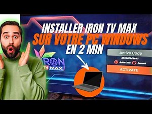 Comment installer l'application de IRON TV MAX sur PC WINDOWS 2026✅