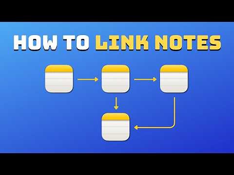 How To link Notes In Apple Notes | Connect Notes to Boost Creativity And Productivity