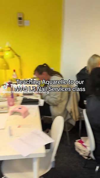 Aquarelle Watercolour Nail Art Training Success