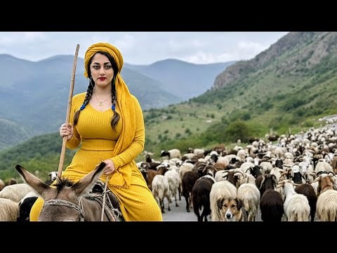 IRAN Nomadic Life | Traditional Village Life in Alborz Mountains